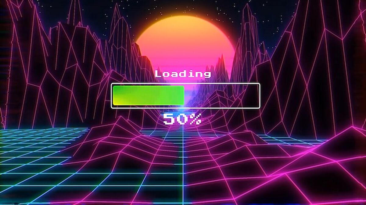 Retro Loading Bar Countdown image number null